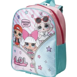 Sac à goûter LOL motifs étoilés roses et bleus