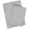 Sac à linge sale ou chaussures x2 polyester gris