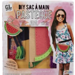 Sac à main à décorer forme pastèque