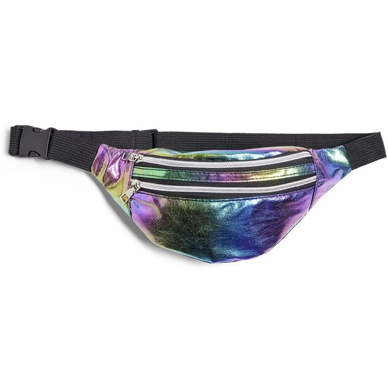 Sac banane holographique 22x12cm