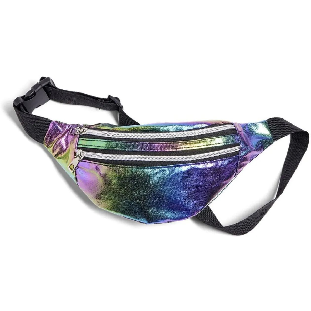 Sac banane holographique 22x12cm