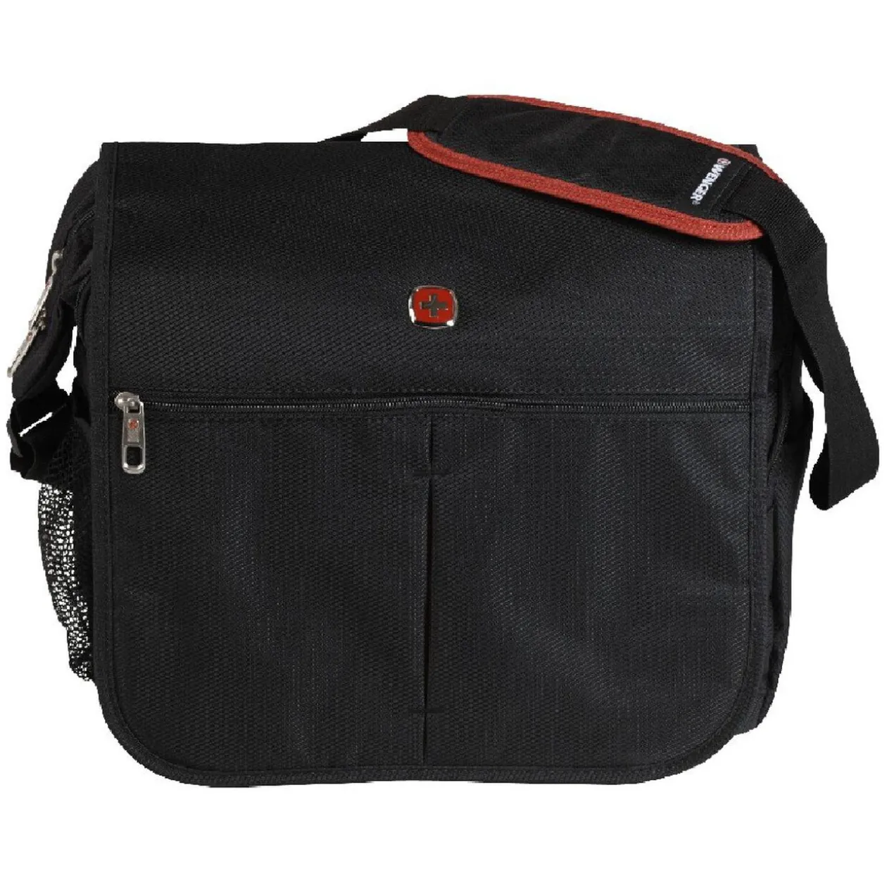 Sac bandoulière noir et rouge Wenger