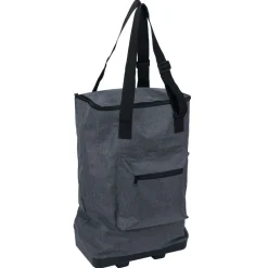 Sac de courses 30L pliable avec 2 roues - L33xl20xH92cm