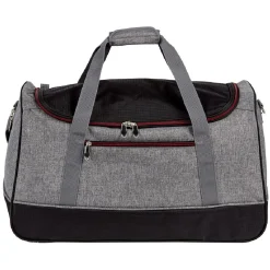 Sac de voyage souple gris et noir