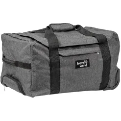 Sac de voyage trolley gris