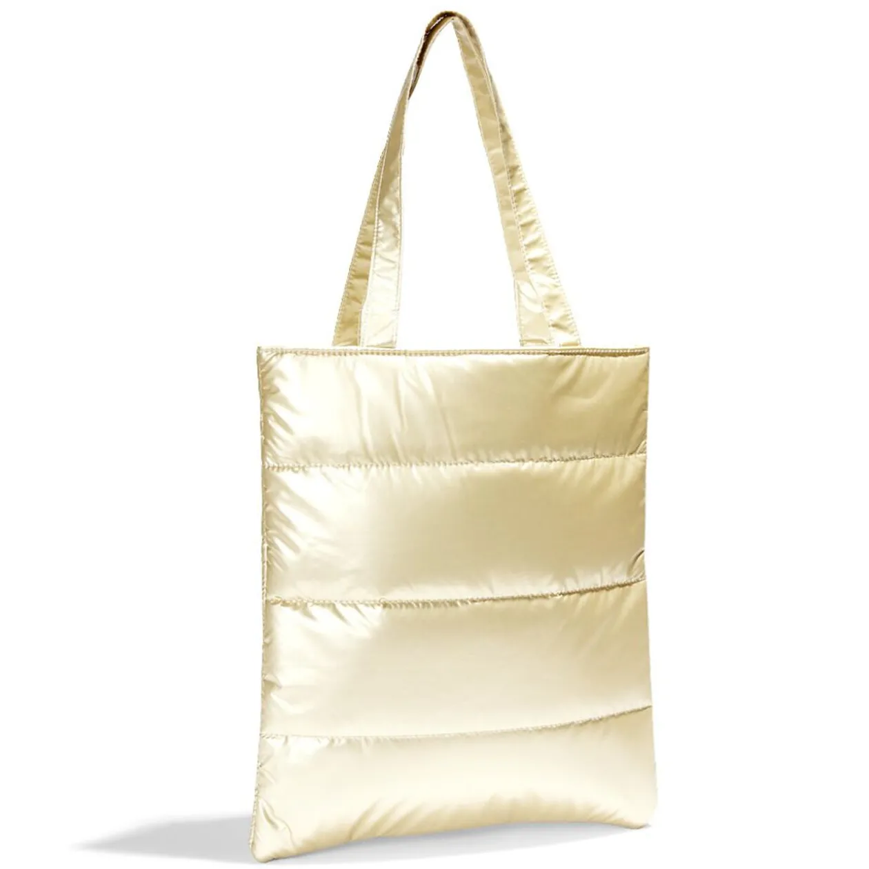 Sac matelassé design doudoune 34x39cm - 3 coloris