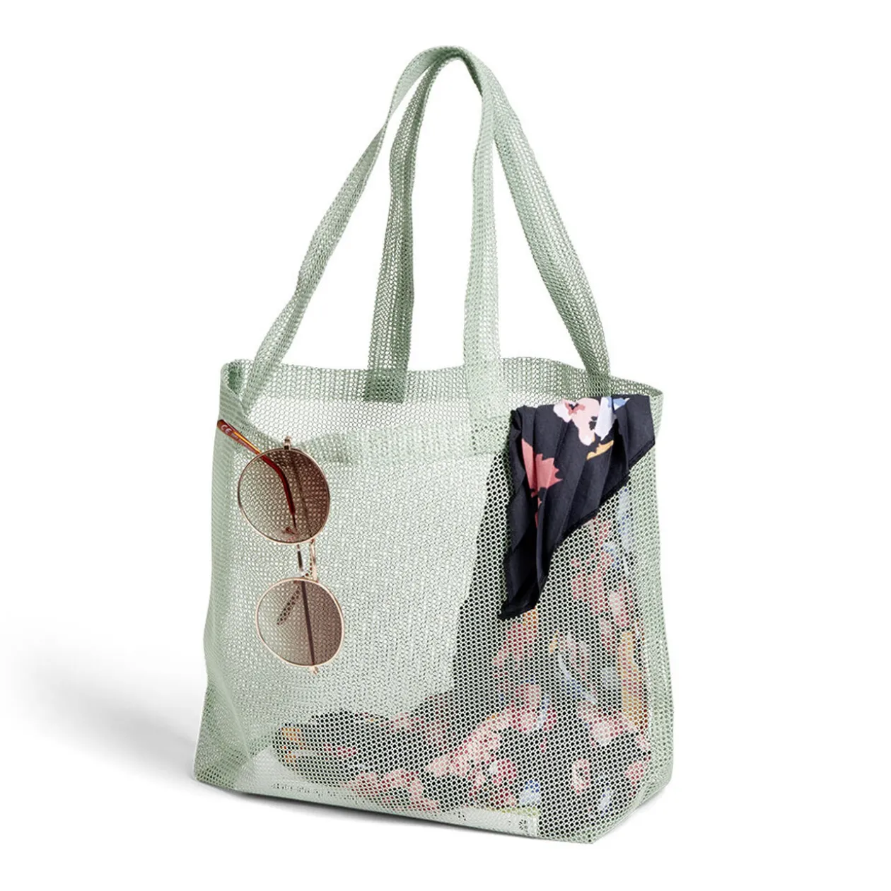 Sac mesh polyester petit format L33x10xH27cm - 4 coloris