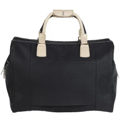 Sac week end noir et beige
