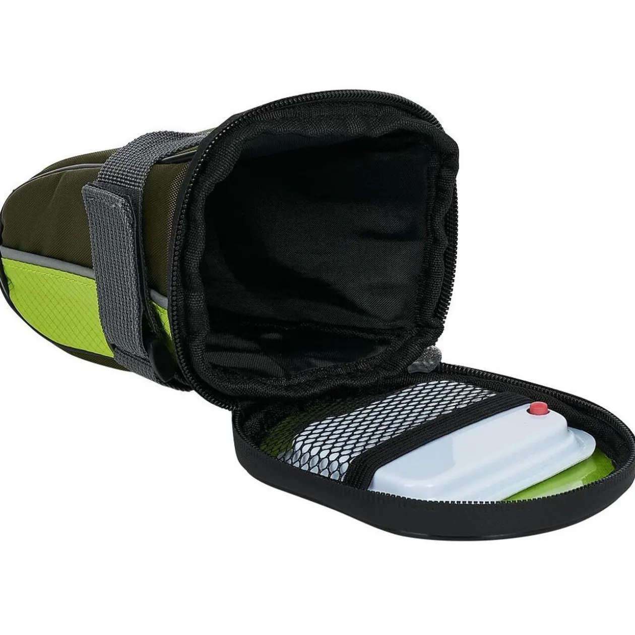 Sacoche de selle pour vélo rechargeable