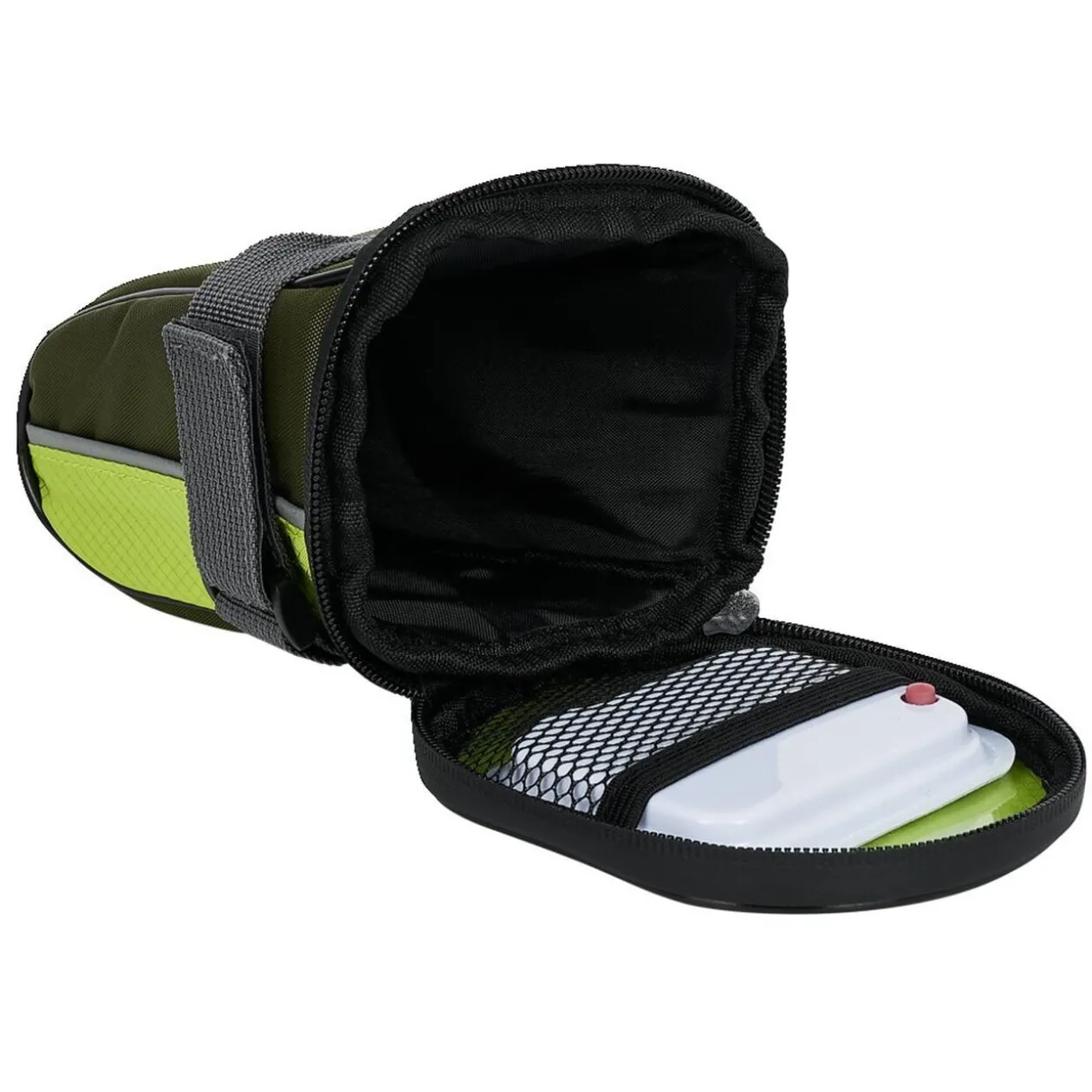 Sacoche de selle pour vélo rechargeable