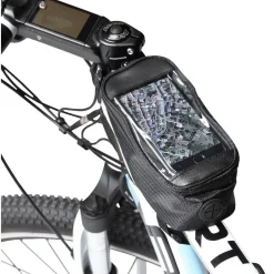 Sacoche vélo avec support smartphone