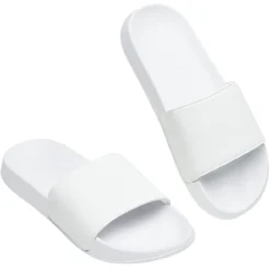Sandales claquettes plastique blanc