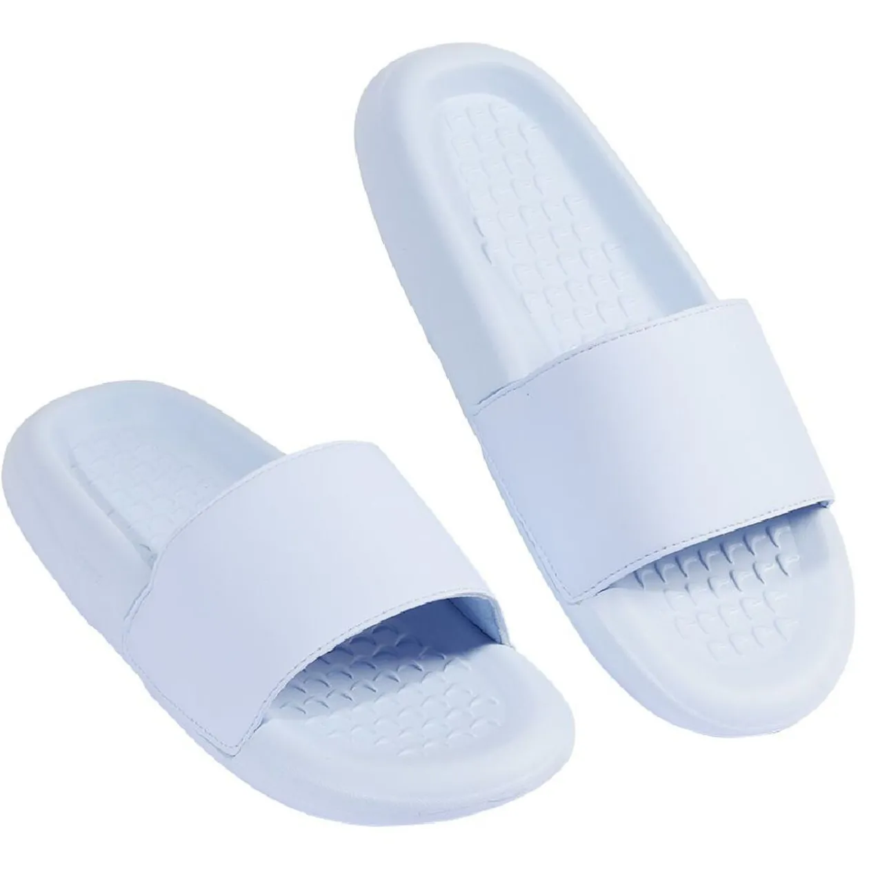 Sandales claquettes plastique blanc uni T40/41