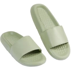 Sandales claquettes plastique vert uni T40/41