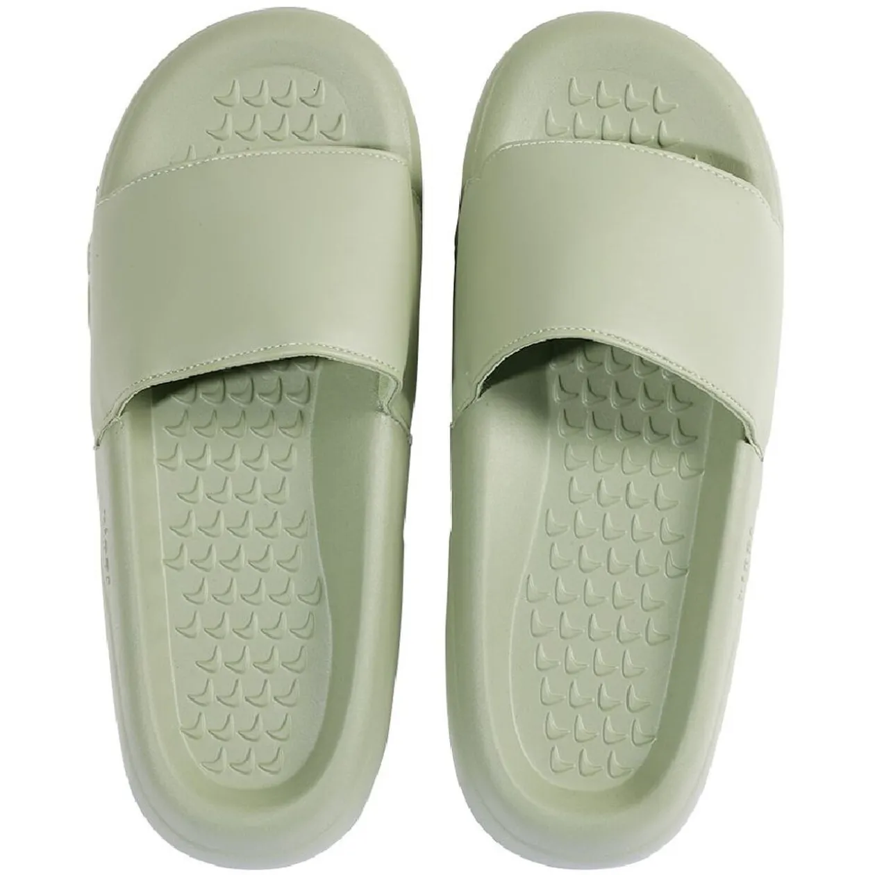 Sandales claquettes plastique vert uni T40/41