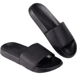 Sandales claquettes plastique noir uni T42/43