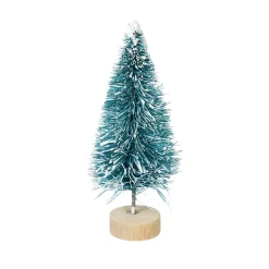 Sapin vert miniature accessoires de Noël x5