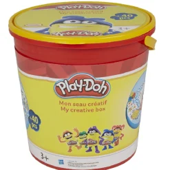 Seau création pâte à modeler Play-doh 40 pièces