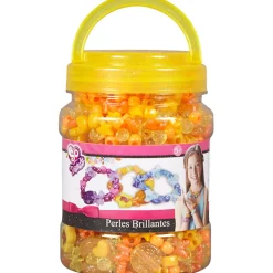 Seau de perles assorties