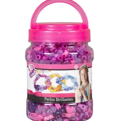 Seau de perles assorties
