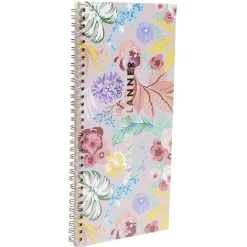 Semainier à motif floral 52 pages