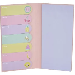 Semainier carnet design fruit