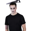 Serre-tête adulte Halloween illusion hâche sanglante plantée