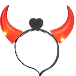 Serre-tête corne de diable lumineux