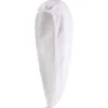 Serviette à cheveux ultra absorbante 100% coton blanc