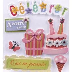Set accessoires déco scrapbooking