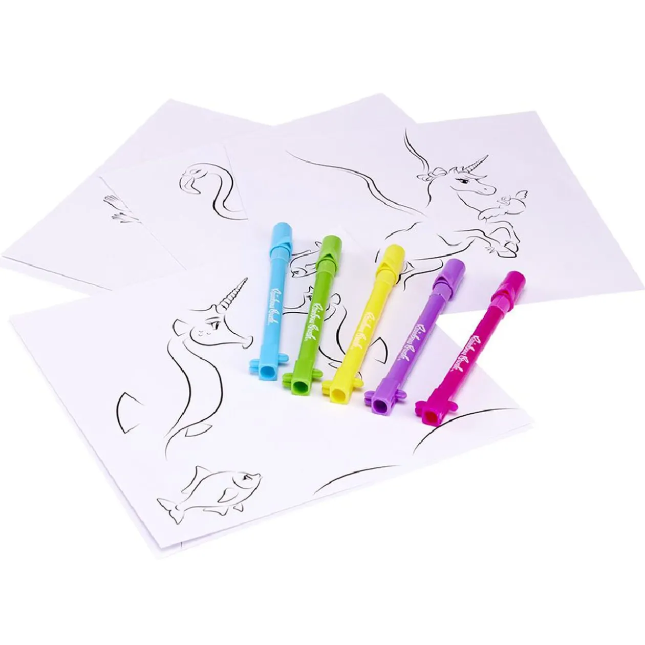 Set activité Rainbow Brush feutre à clipser x27 coloriage animaux