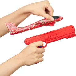 Set avion avec pistolet lanceur L.23cm