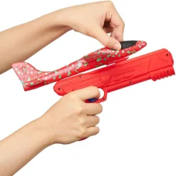 Set avion avec pistolet lanceur L.23cm