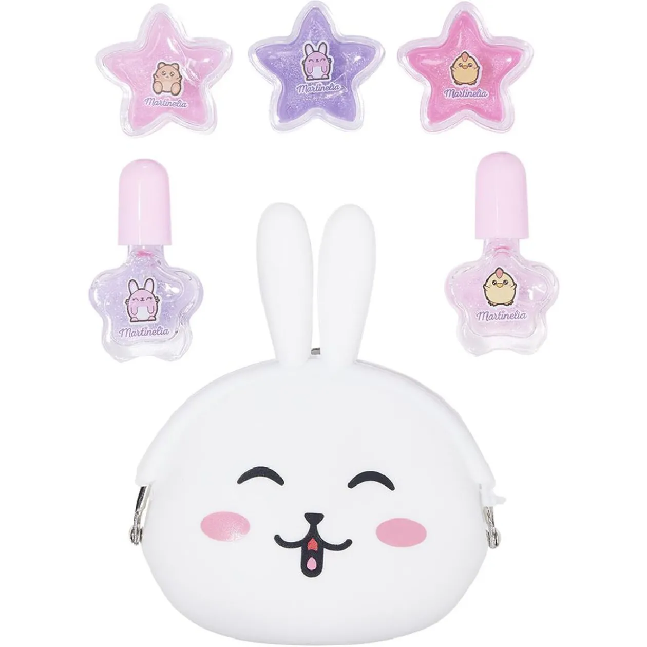 Set beauté Martinelia My Best Friends porte-monnaie lapin 6 pièces