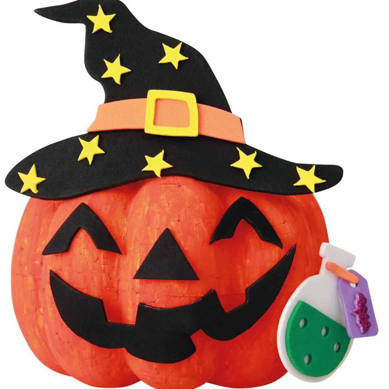 Set créatif citrouille à customiser décoration Halloween