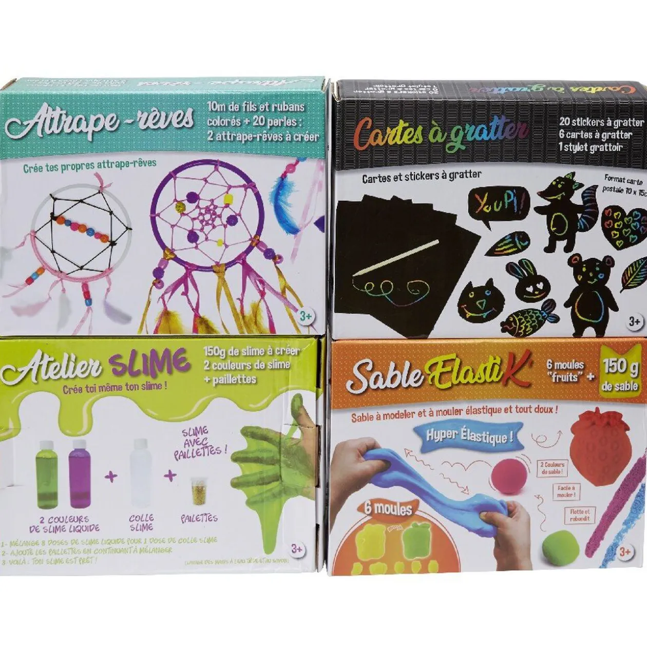 Set de 4 jeux de loisirs créatifs