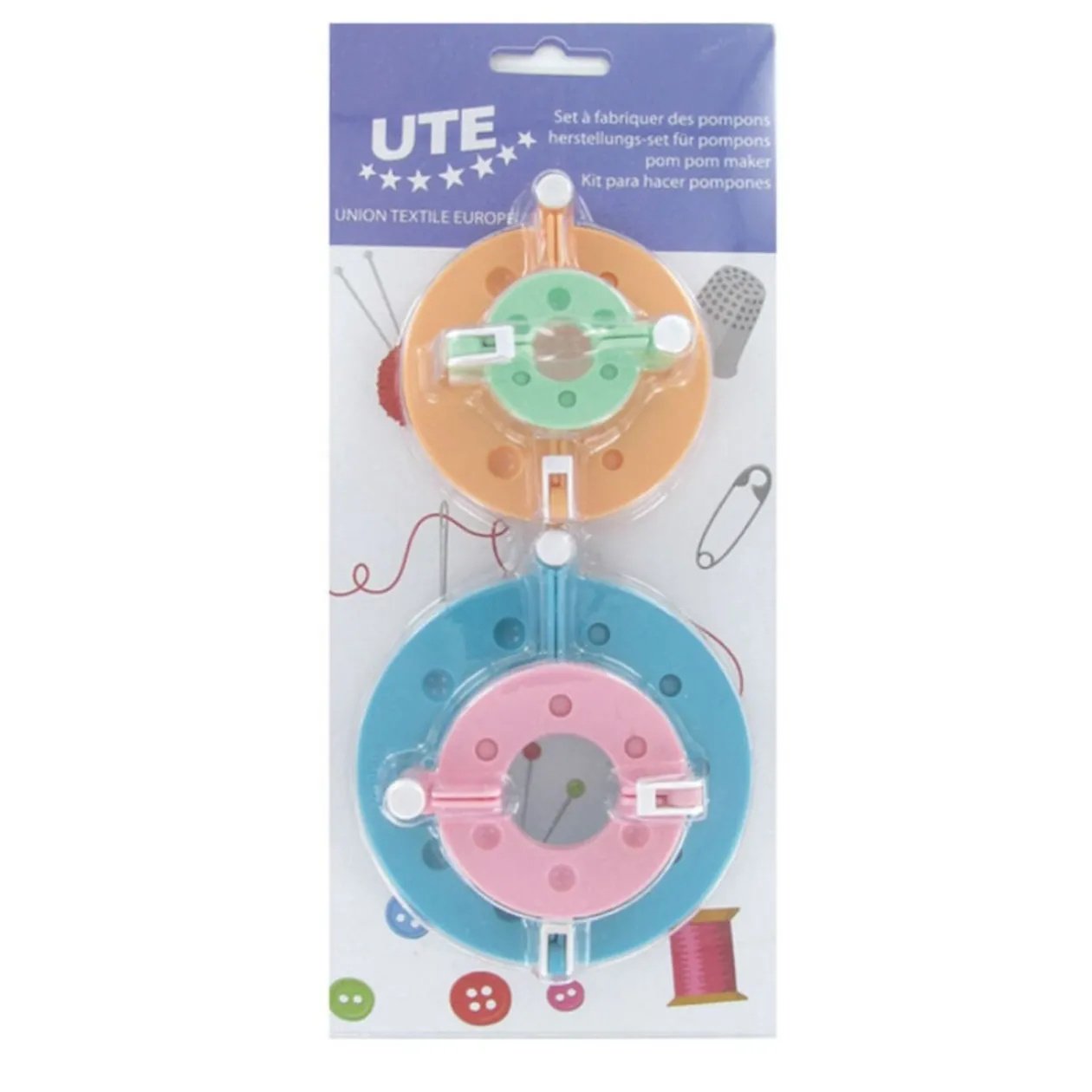 Set de création pour 4 pompons