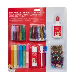 Set de paillettes et colles