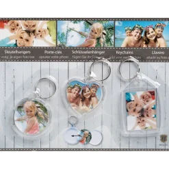 Set de porte-clé photo x 3