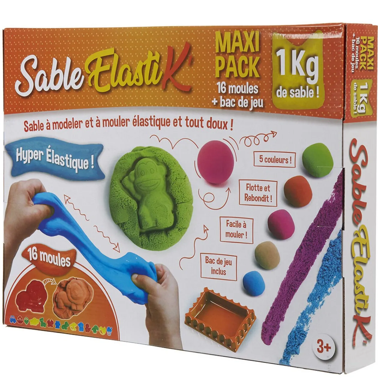 Set de sable magique à modeler à mouler