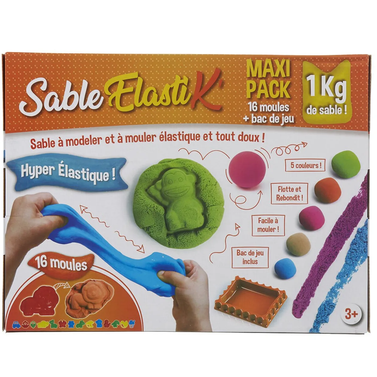 Set de sable magique à modeler à mouler