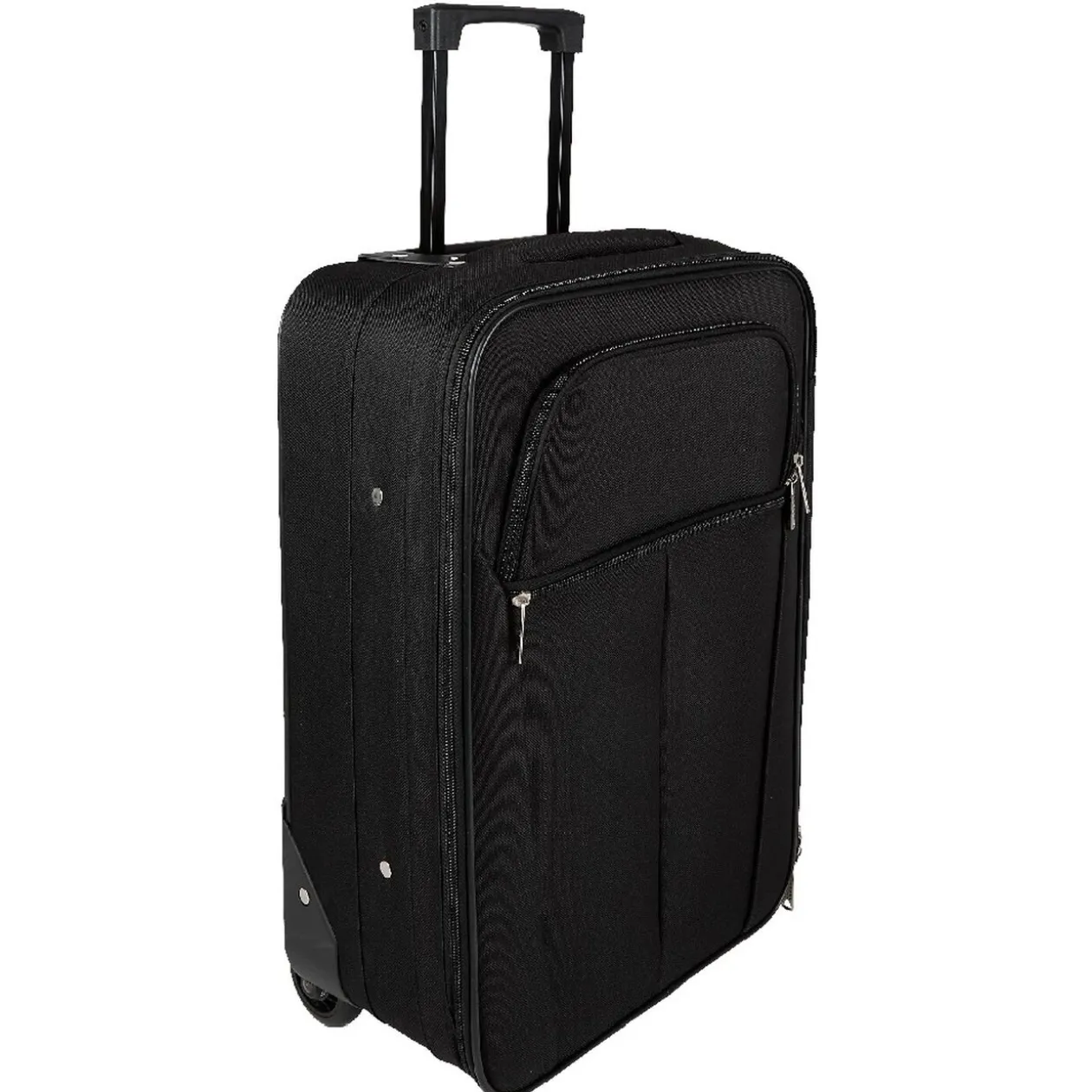 Set de voyage valises/sac/vanity 4 pièces noires