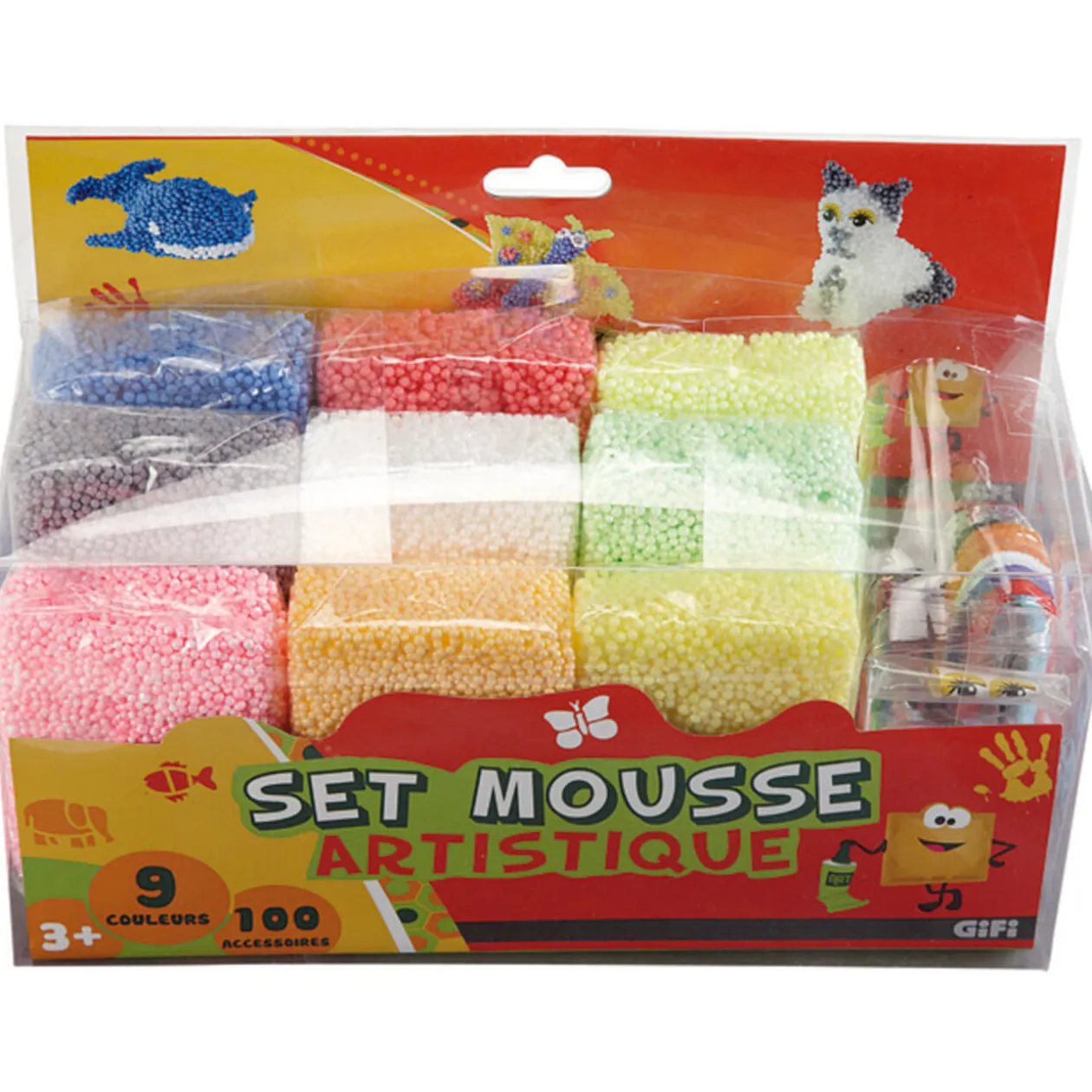 Set mousse artistique