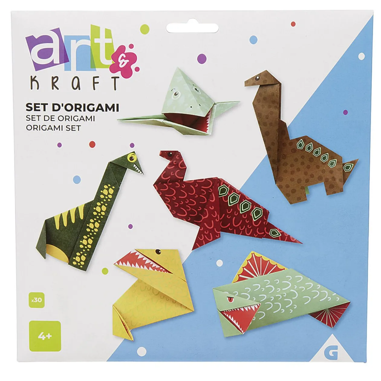 Set origami dinosaures