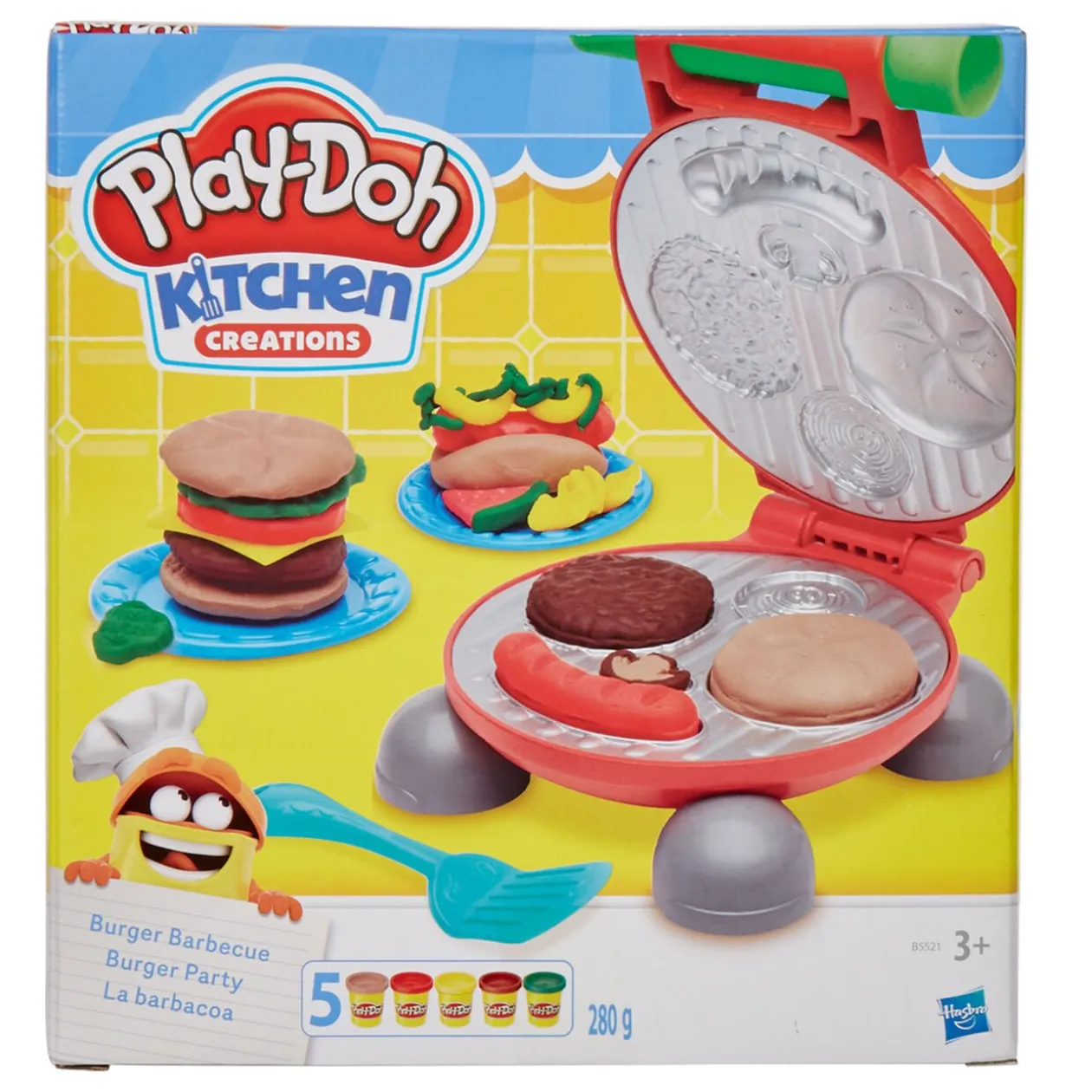 Set pâte à modeler Play Doh burger party