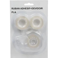 Set rubans adhésifs + dévidoir