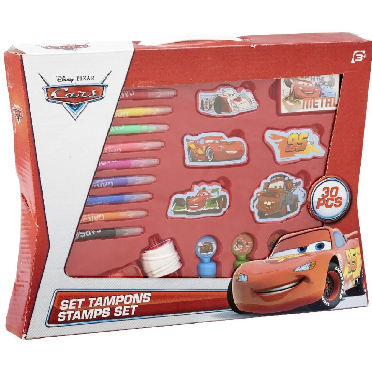 Set tampons Cars 30 pièces