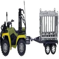 Set véhicule et figurine savane