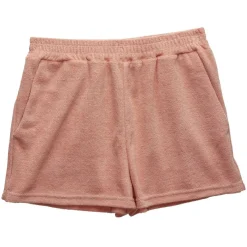 Short Femme tissu éponge rose