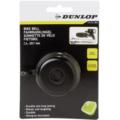 Sonnette vélo Dunlop noir